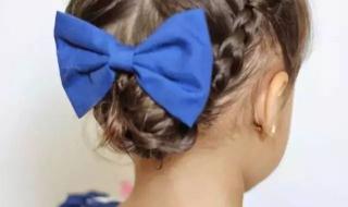 蝴蝶结盘头发的简单方法 用头发扎蝴蝶结